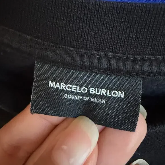 Marcelo Burlon County of Milan Quebradas Tiger Crewneck Sweatshirt - Picture 3 of 5